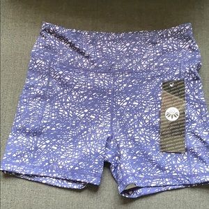Purple Senita work out shorts